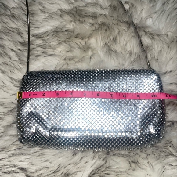 Vintage🤍Sliver purse silver flap bag shoulder bag - Picture 3 of 12